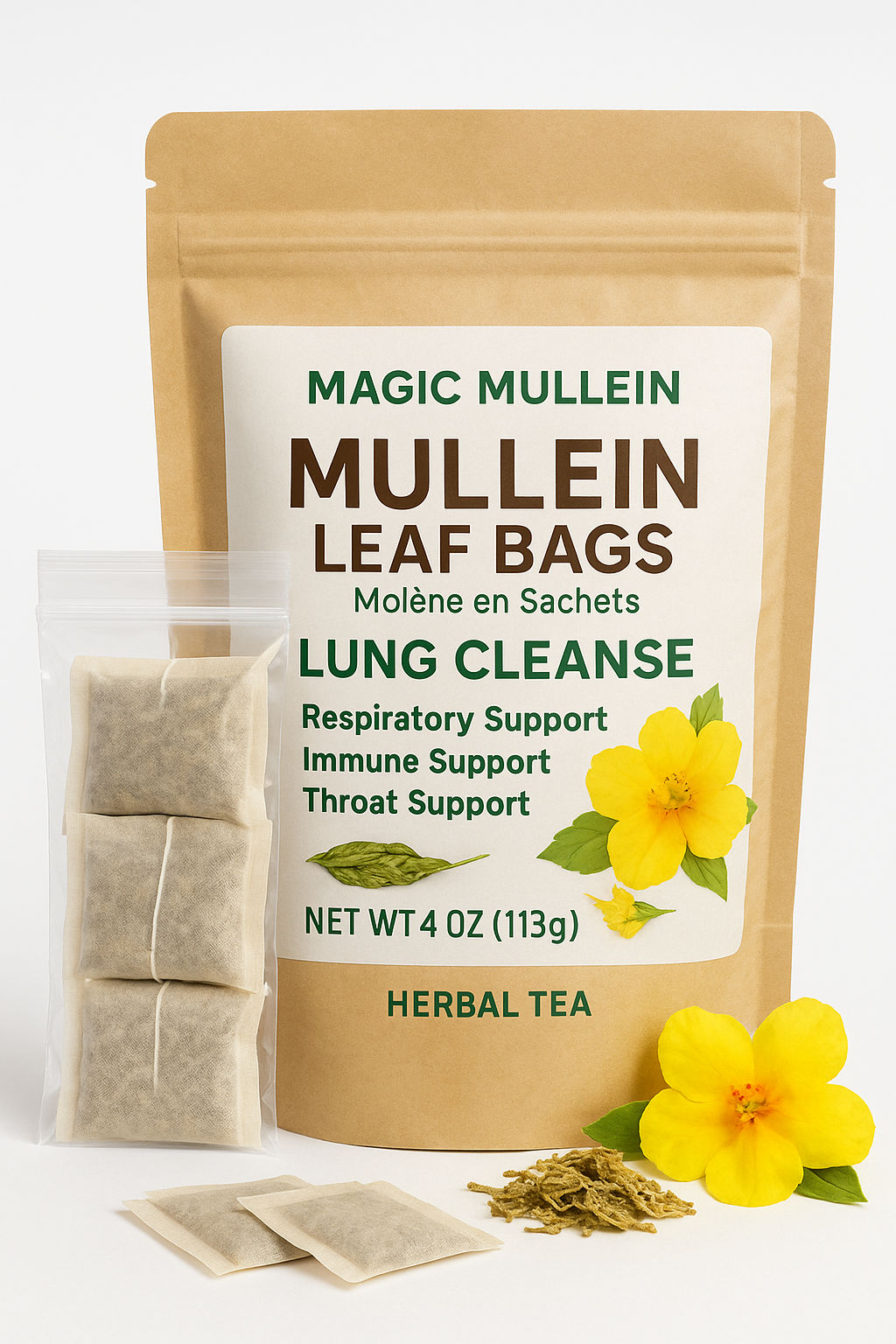 Magic Mullien leaf bags